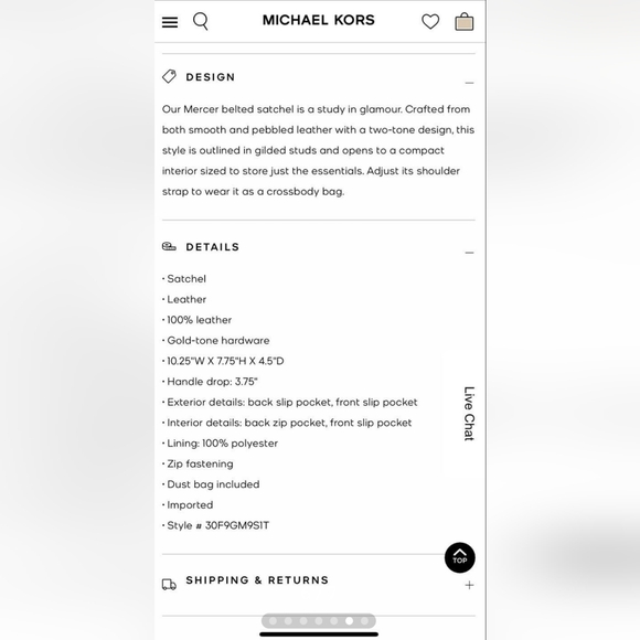 Michael kor - Picture 6 of 6